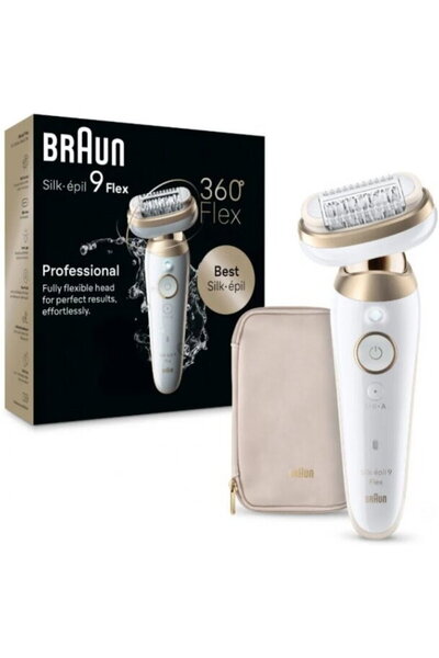 Braun 9-011 3d silk-epil 9 flex white/gold