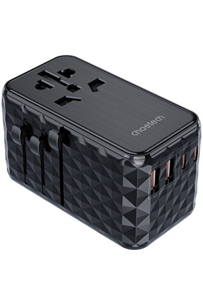 CHOETECH 6932112105417 PD6028 Adaptor de călătorie UE / SUA / Australia / Mar...