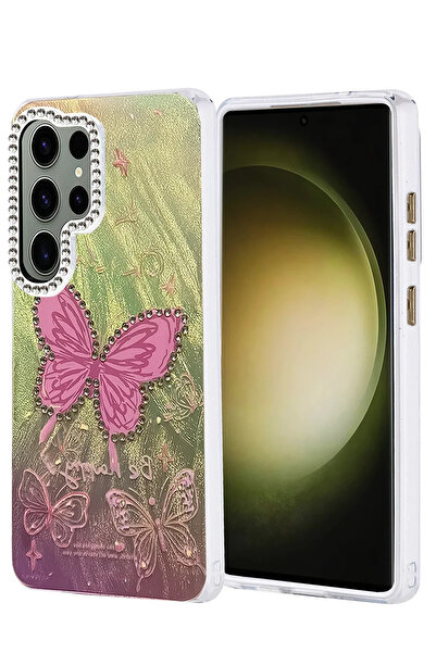 Hulyomer Hub غطاء حماية لهاتف سامسونج جالاكسي S25 ألترا من هوليومر بنمط مرآة ...