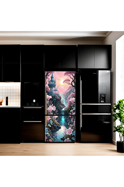 Avex Folie imprimata color pentru decor Frigider, dimensiune 200 x 90cm, mode...