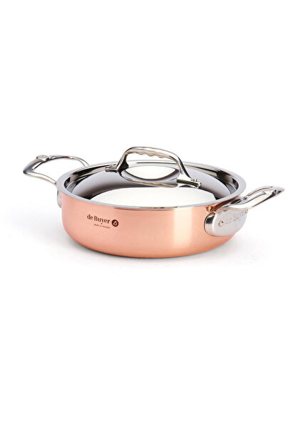 De Buyer Prima Matera Saucepot copper/steel low 20cm induction