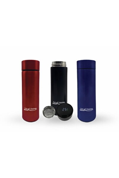 Heinner Stainless steel thermos 450 ML, Blue, LED temperature indicator, keep...
