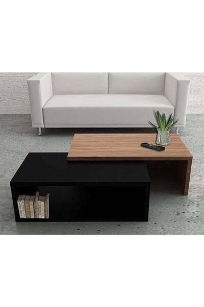 Generic طاولة قهوة مزدوجة بتصميم عصري مبتكر