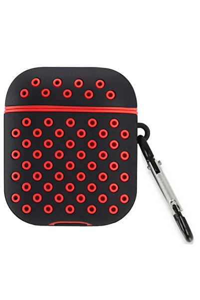 alanova AirPods 2 (2Nd Generation) Sport Perforated Case - Black-Red 1159677