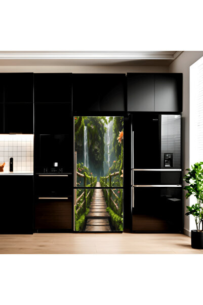 Avex Folie imprimata color pentru decor Frigider, dimensiune 200 x 90cm, mode...