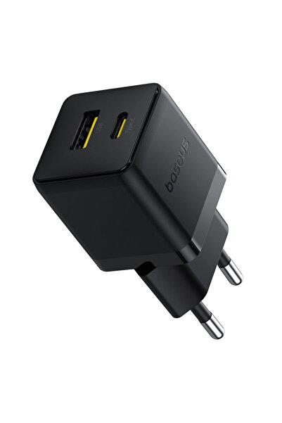 Baseus 30W, 3A, 1 x USB-A - 1 x USB-C, Negru