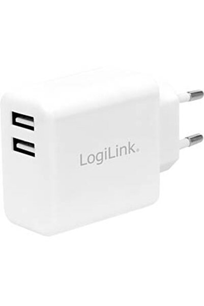 LogiLink PA0210W, 12 W, 2.4 A, Alb