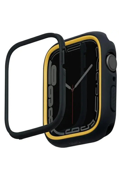 uniq Moduo, TPU, Pentru Apple Watch Series 4/5/6/7/8/SE, 40/41 mm, Negru/Galben