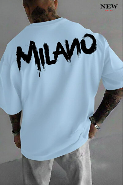 New Shine تي شيرت ميلانو مطبوع للجنسين