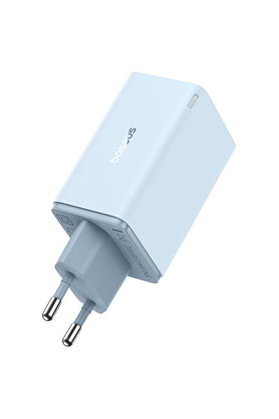Baseus GAN6 Pro Fast Charger, 2xUSB-C + 2xUSB, 65W Blue