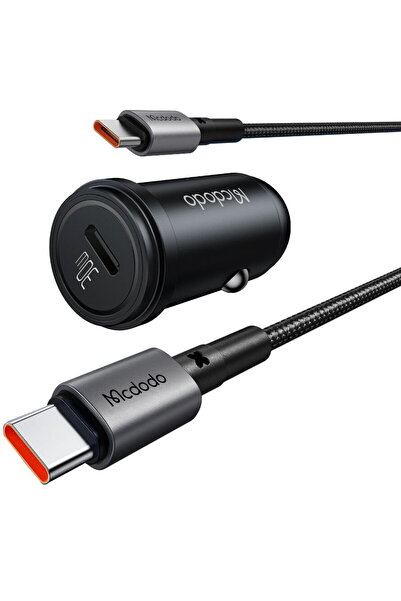 Mcdodo Incarcator pentru Masina + Cablu Type-C, PD30W, Compact - Obsidian Ser...