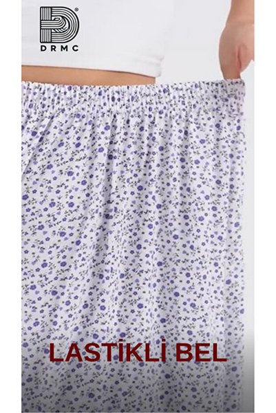 Tusebu Women's Winter Long Johns – Elastic Waist, Stretchy Cotton Combed Cotton, Patterned Plus Size