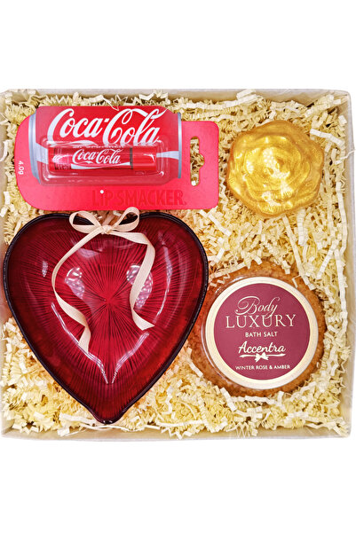 OEM Set cadou Sclipiri de dragoste - Lip Balm, Coca Cola - Sare de baie, 250g...