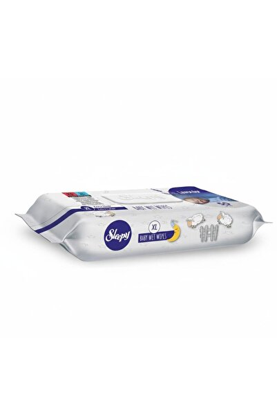 Sleepy XL Bebek Vücut Temizleme Havlusu-Ekstra Kalın ve Büyük 50 Yaprak 3'lü
