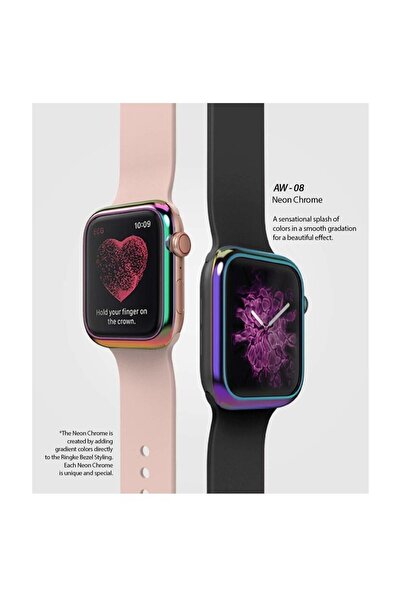 Ringke Rama ornamentala otel inoxidabil Apple Watch 4 42mm Neon