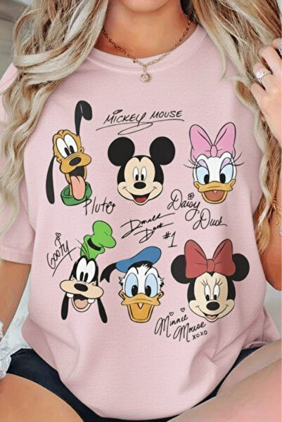 New Shine MICKEY ȘI GOOFY IMPRIMAT UNISEX tricou