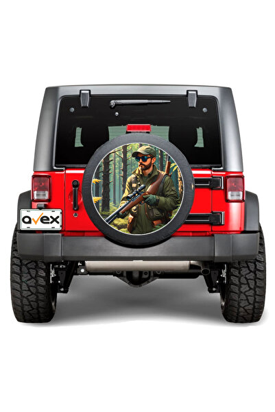 Avex Autocolant auto „Roată de rezervă” rezistent la intemperii și UV, diamet...