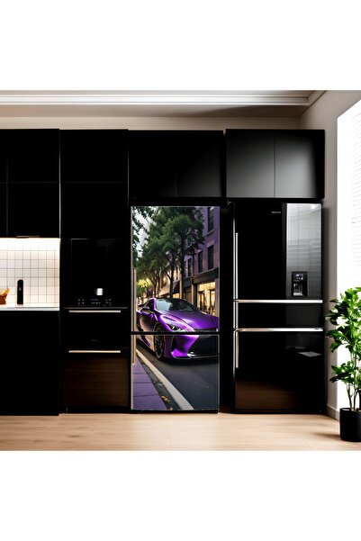 Avex Folie imprimata color pentru decor Frigider, dimensiune 200 x 90cm, mode...