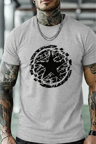 New Shine UNISEX IMPRIMAT STELE tricou