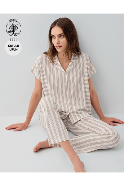 Pierre Cardin Shirt Pajamas-M91,78