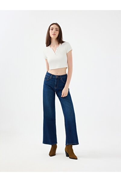 Loft Kadın Jean Pantolon LF2038987 DARK BLUE WASH
