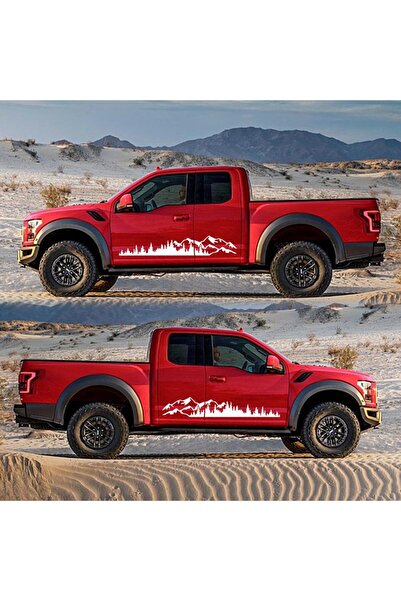 Avex Set 2 stickere autoadezive pentru vehicule Off Road, model "Forest & Mou...