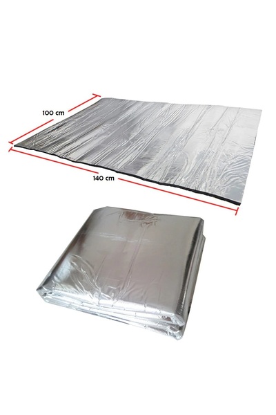 Avex Material insonorizant auto cu strat din aluminiu, dimensiune 140cm x 100...