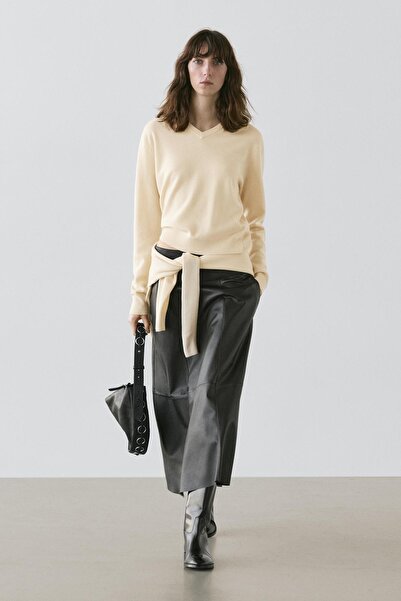 Massimo Dutti V yaka triko kazak