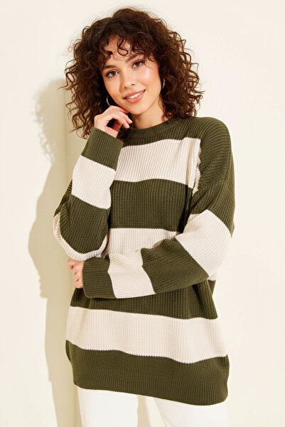 benguen Casual Thick Knitwear R4511 Khaki