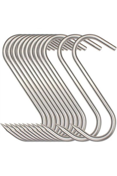 OEM Set of 12 meat hooks, QttvbTna, Stainless steel, Multifunctional, For han...