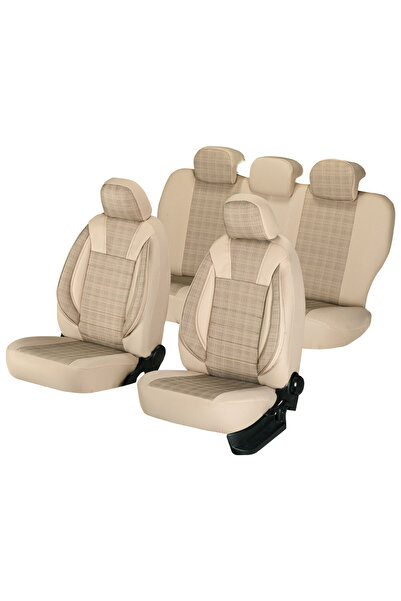 SMARTIC Smartic® car seat covers, Luxury, 11 pieces, airbag compatible, folda...