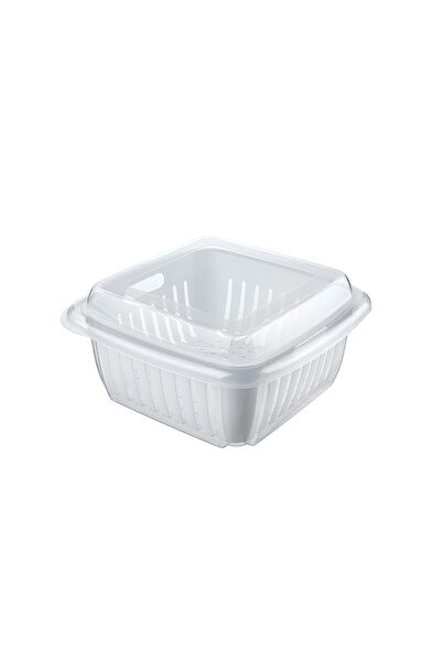 Cosiness حاوية تخزين الفواكه والخضروات مع مصفاة عملية