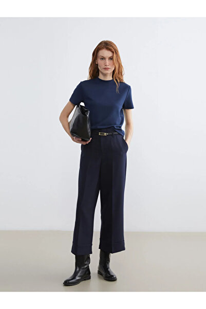 LC Waikiki Women's Standard Fit Pants with Waist Belt