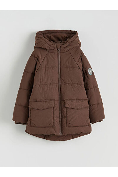 LC Waikiki Palton căptușit cu glugă pentru băiat