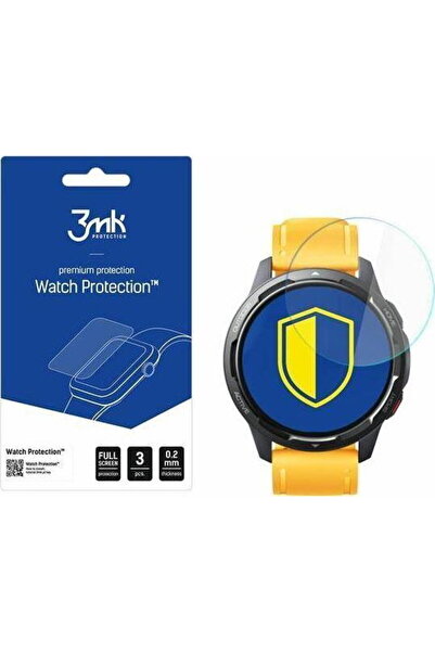 3MK Folie protectie, Hybrid, Sticla, Pentru Xiaomi Watch S1 Active, 3 Bucati,...