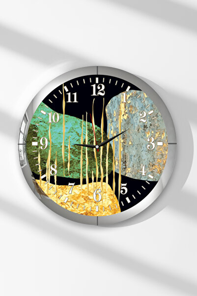 Zevahir Mobilya Dekorasyon Ceas de perete rotund din MDF cu tematică în culor...