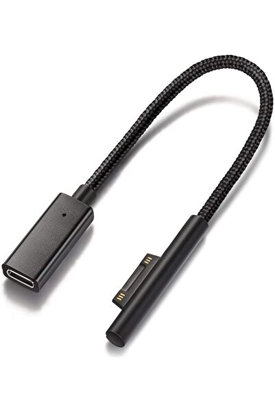 The Bros Braided Surface Connect to USB-C Charging Cable Dongle, Requires 45W...