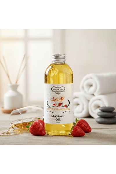 Peters Natural Spa Ulei de masaj profesional sampanie 1000 ml calitate premium