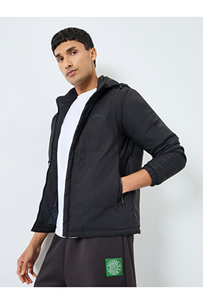 Styli Men Oversized Fit Zip-Up Jacket