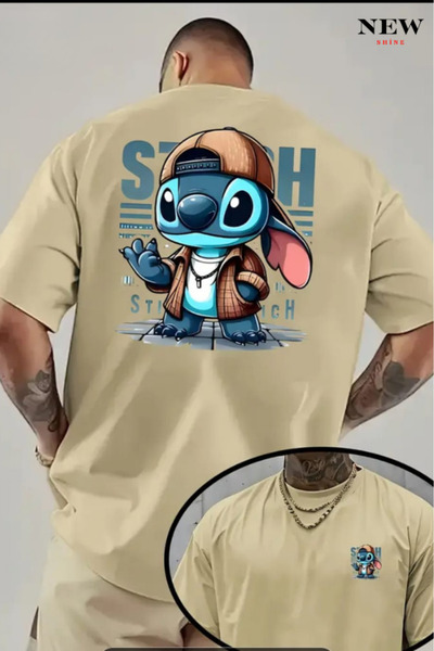 New Shine Stitch Printed Unisex T-Shirt