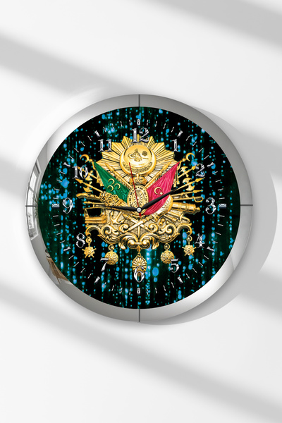 Zevahir Mobilya Dekorasyon Ceas de perete rotund din MDF cu tematică Otomană ...