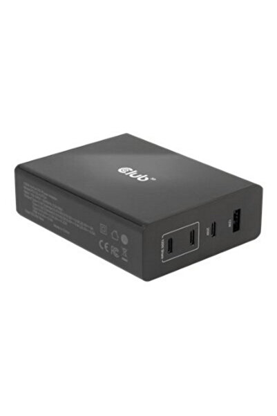 Club 3D USB Type-A and -C, Power Delivery(PD) 3.0 132W Support, Black