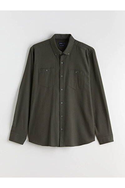 LC Waikiki Regular Fit Long Sleeve Gabardine Men's Shirt