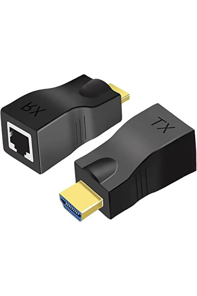 The Bros HDMI Extender Over Ethernet Cat 6/7/ 8 Cable, HDMI to RJ45 Ethernet ...