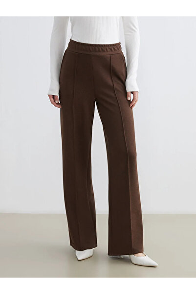 LC Waikiki Women's Wide Leg Sweatpants with Elastic Waist