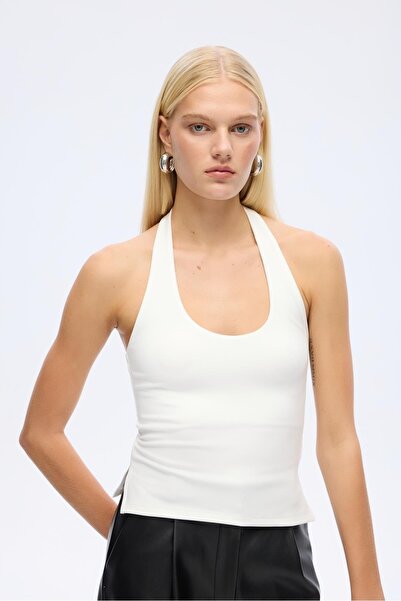 Quzu Women's Blouse Atl01120 Ecru