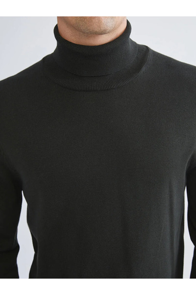 LC Waikiki Ανδρικό πλεκτό πουλόβερ με μακρυμάνικο ζιβάγκο