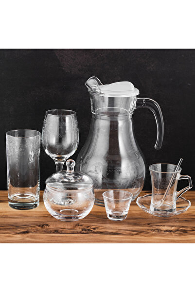 Dania Byblos Luxury Glassware Set - 76 Pieces (Complete for Hospitality and S...