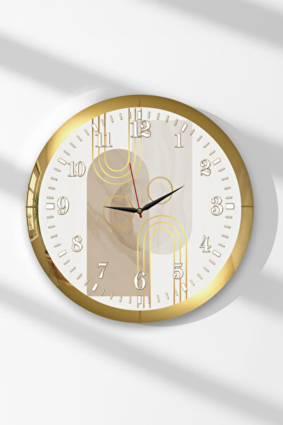 Zevahir Mobilya Dekorasyon Ceas de perete rotund din MDF cu tematică abstract...