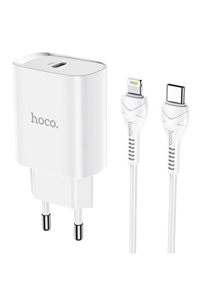 Hoco N14, Încărcare rapidă, 20W, 1 x USB tip C, Alb
